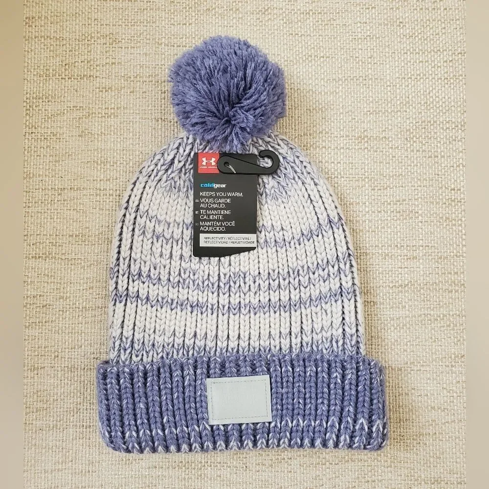 Under Armour  Shimmer Pom Beanie Girls Youth One Size